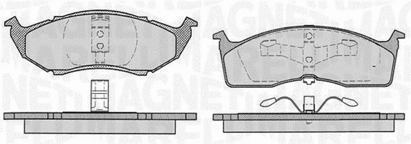 Brake Pad Set, disc brake (363916060785)