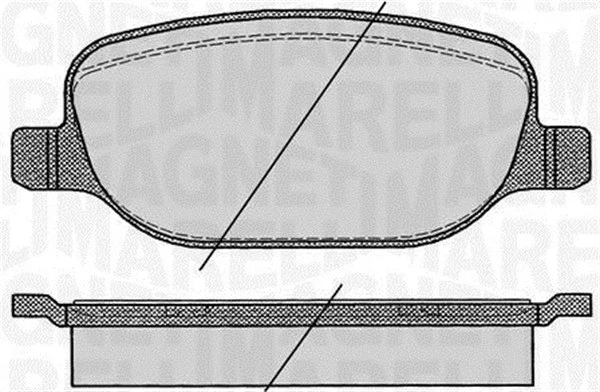 Brake Pad Set, disc brake (363916060803)