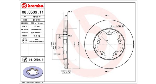 Brake Disc (360406164201)