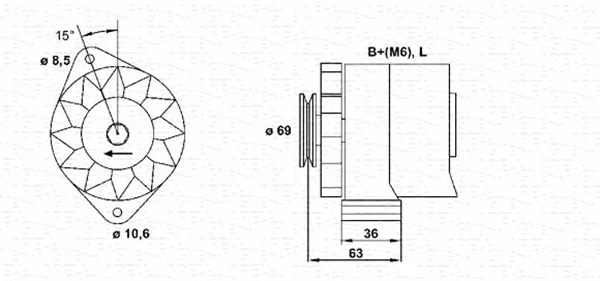 Alternator (944346033010)