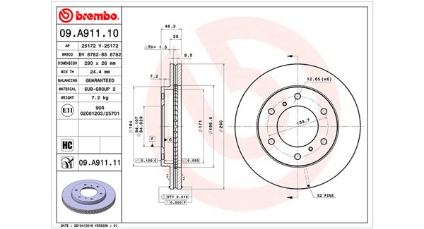 Brake Disc (360406093100)