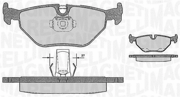 Brake Pad Set, disc brake (363916060158)