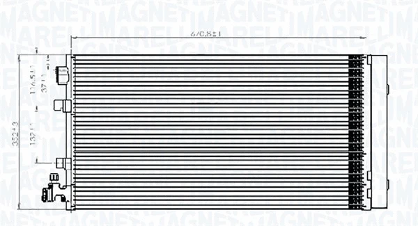 Condenser, air conditioning (350203826000)