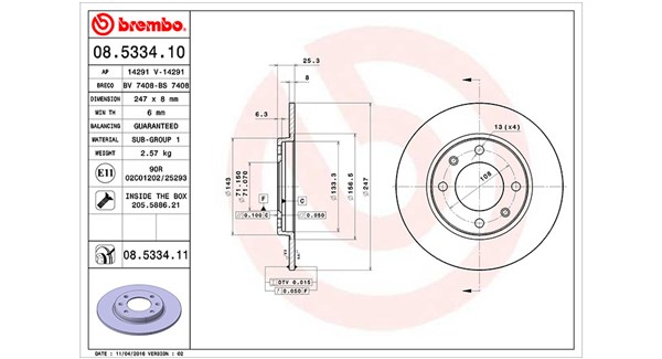 Brake Disc (360406018300)