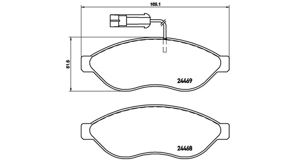 Brake Pad Set, disc brake