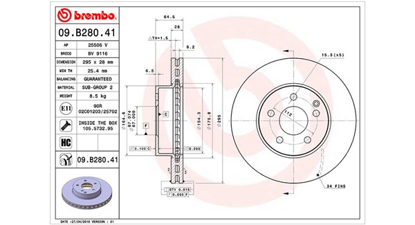 Brake Disc (360406146801)