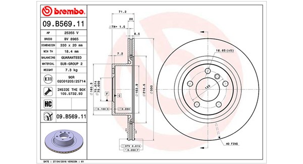 Brake Disc (360406122901)