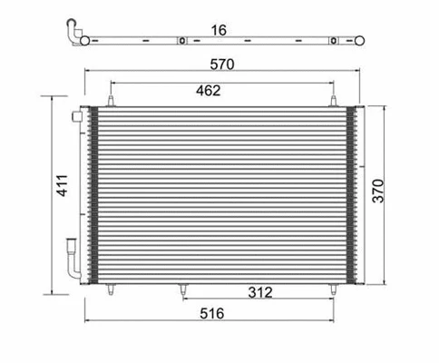 Condenser, air conditioning (359003221410)