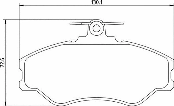 Brake Pad Set, disc brake (363700203036)