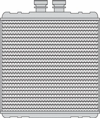 Heat Exchanger, interior heating (350218240000)