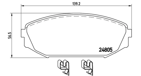 Brake Pad Set, disc brake (363700428049)
