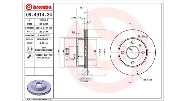 Brake Disc (360406024800)