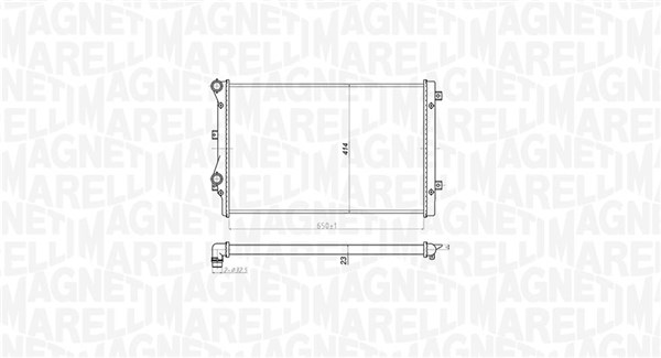 Radiator, engine cooling