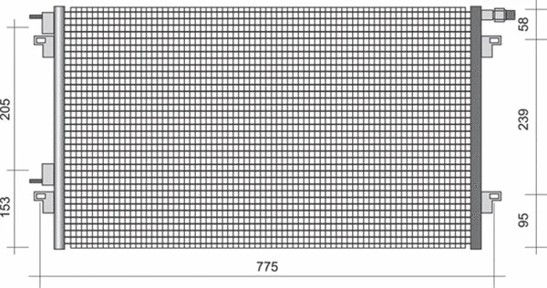 Condenser, air conditioning (350203276000)