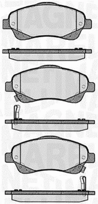 Brake Pad Set, disc brake (363916060402)