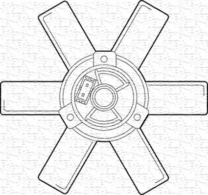 Fan, engine cooling (069422220010)