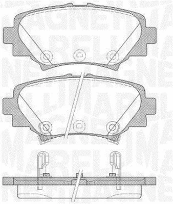 Brake Pad Set, disc brake (363916060809)