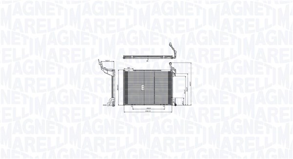Condenser, air conditioning (350203103600)