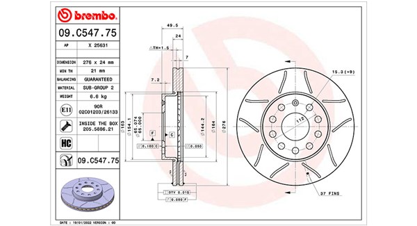 Brake Disc (360406178405)