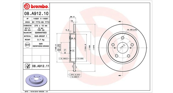 Brake Disc (360406091400)