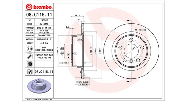 Brake Disc (360406126901)