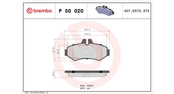 Brake Pad Set, disc brake