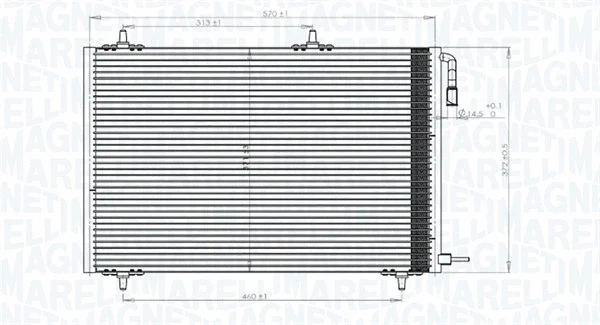Condenser, air conditioning (350203816000)