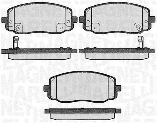 Brake Pad Set, disc brake (363916060280)