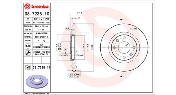 Brake Disc (360406040900)