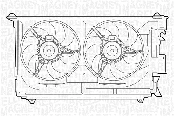 Fan, engine cooling (069422284010)