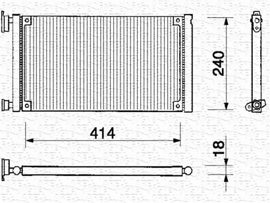 Condenser, air conditioning (350203137000)