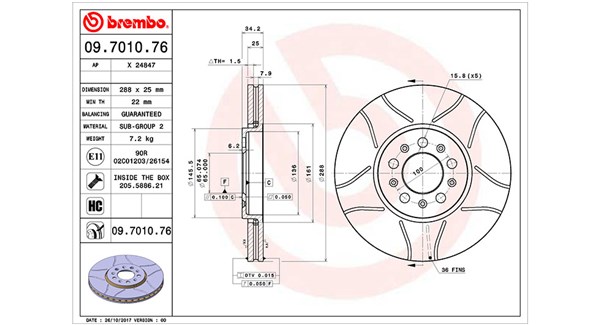 Brake Disc (360406049305)