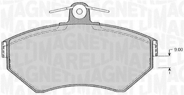 Brake Pad Set, disc brake (363916060389)