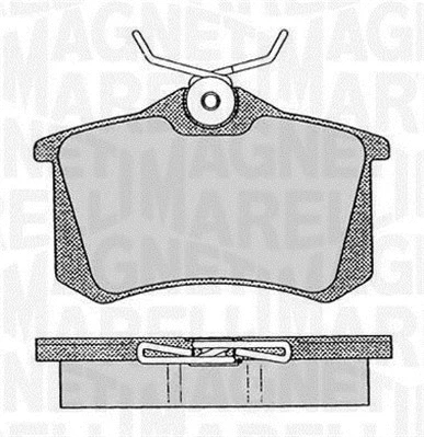 Brake Pad Set, disc brake (363916060432)