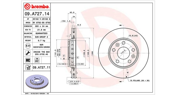 Brake Disc (360406077600)