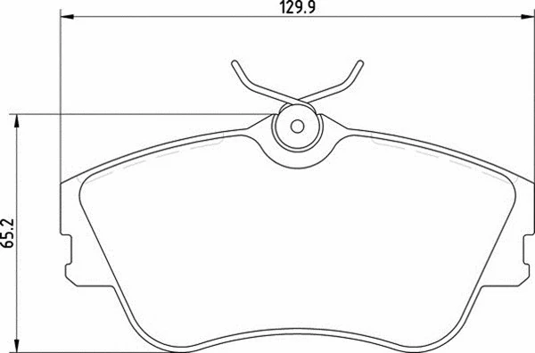 Brake Pad Set, disc brake (363700205072)
