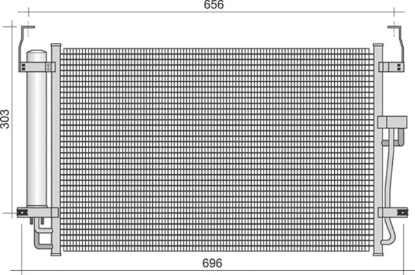 Condenser, air conditioning (350203429000)