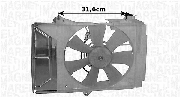 Fan, engine cooling (069422821010)