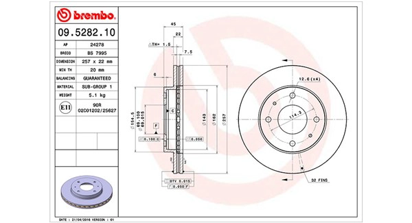 Brake Disc (360406026600)