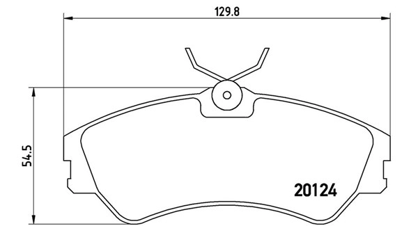Brake Pad Set, disc brake (363700485028)