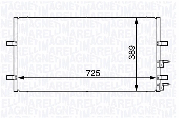 Condenser, air conditioning (350203730000)