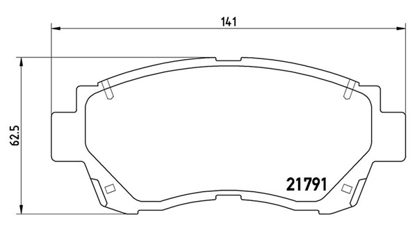 Brake Pad Set, disc brake (363700483027)