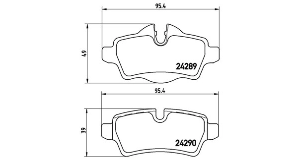 Brake Pad Set, disc brake (363700506052)