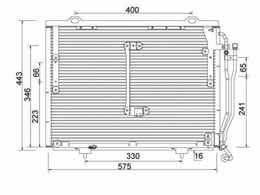 Condenser, air conditioning (359003221030)