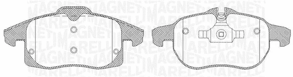 Brake Pad Set, disc brake (363916060369)