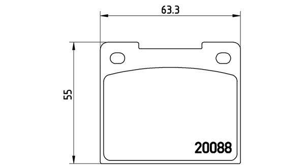 Brake Pad Set, disc brake (363700486001)