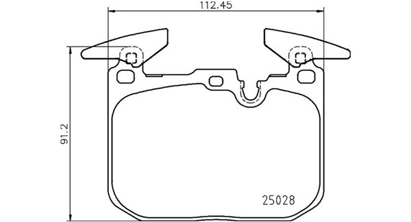 Brake Pad Set, disc brake (363700406098)