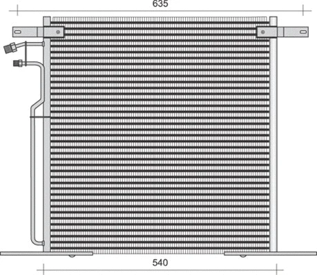 Condenser, air conditioning (350203283000)