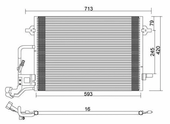 Condenser, air conditioning (359003221530)