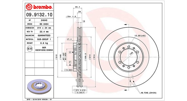 Brake Disc (360406034500)